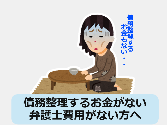 債務整理の弁護士費用がない
